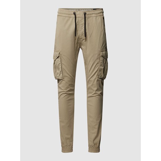 Spodnie cargo o kroju tapered fit z tunelem Alpha Industries S Peek&Cloppenburg 