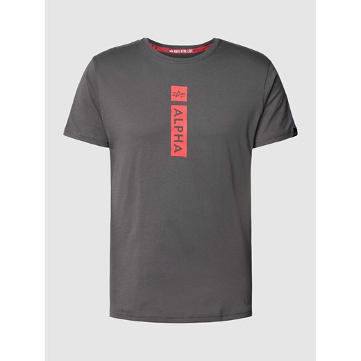 T-shirt z nadrukiem z logo ze sklepu Peek&Cloppenburg  w kategorii T-shirty męskie - zdjęcie 169123673