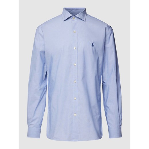 Koszula biznesowa o kroju slim fit w paski ze sklepu Peek&Cloppenburg  w kategorii Koszule męskie - zdjęcie 169123884