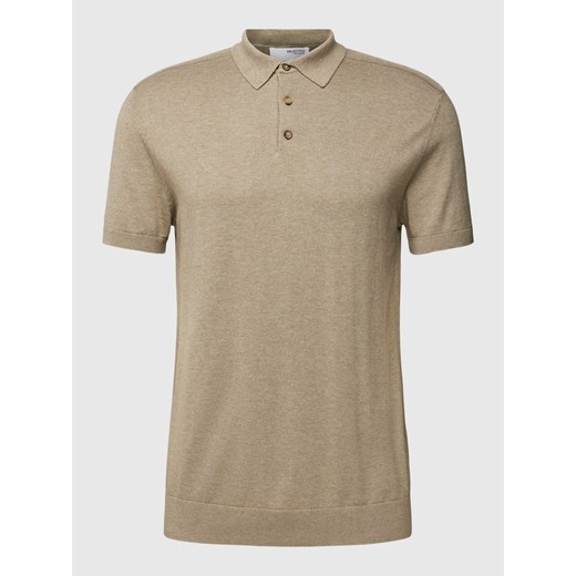Koszulka polo z krótką listwą guzikową model ‘BERG’ ze sklepu Peek&Cloppenburg  w kategorii T-shirty męskie - zdjęcie 169123962