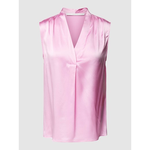 Top bluzkowy z mieszanki jedwabiu z dekoltem w serek ze sklepu Peek&Cloppenburg  w kategorii Bluzki damskie - zdjęcie 169123993