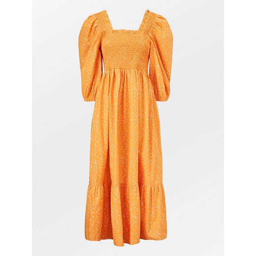 Becksöndergaard Sukienka &quot;Taylora&quot; w kolorze pomarańczowym ze wzorem ze sklepu Limango Polska w kategorii Sukienki - zdjęcie 169124254