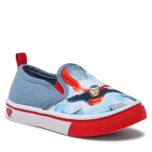 Kapcie Superman CP76-AW22-031WBSUM-B Blue Superman 25 okazja eobuwie.pl