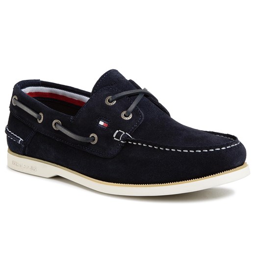 Mokasyny Tommy Hilfiger Classic Suede Boatshoe FM0FM02736 Desert Sky DW5 Tommy Hilfiger 42 eobuwie.pl