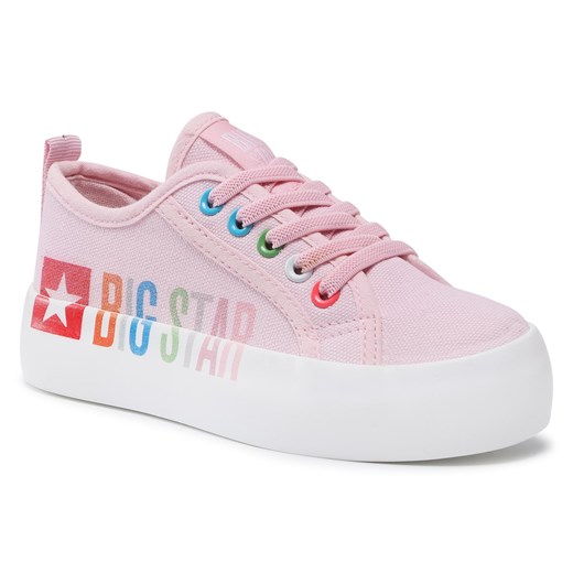 Tenisówki Big Star Shoes HH374152 Pink 34 eobuwie.pl