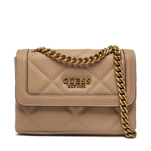 Torebka Guess Abey (QB) Mini Bags HWQB85 58780 BEIGE Guess one size okazyjna cena eobuwie.pl