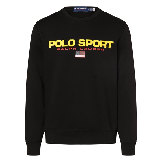 Polo Sport Bluza męska Mężczyźni czarny nadruk ze sklepu vangraaf w kategorii Bluzy męskie - zdjęcie 169136871