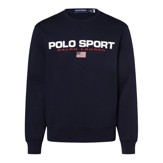 Polo Sport Bluza męska Mężczyźni granatowy nadruk ze sklepu vangraaf w kategorii Bluzy męskie - zdjęcie 169136872