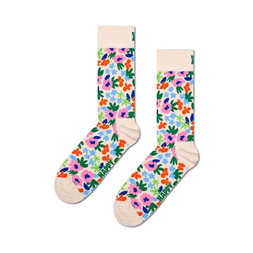 Happy Socks skarpetki Flower Sock ze sklepu ANSWEAR.com w kategorii Skarpetki męskie - zdjęcie 169137523
