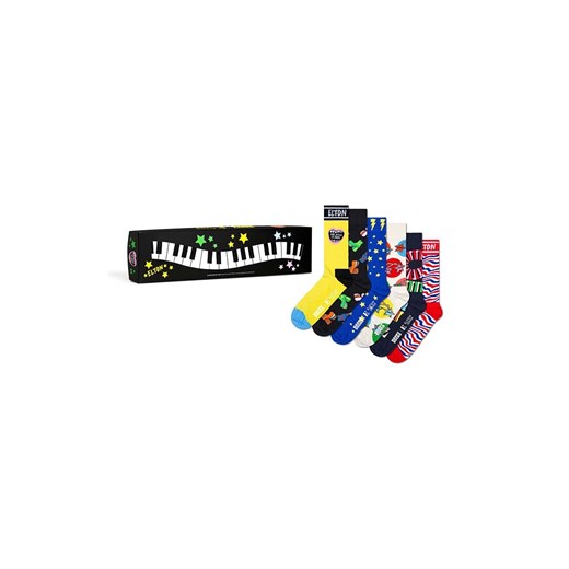 Happy Socks skarpetki x Elton John 6-pack Gift Box ze sklepu ANSWEAR.com w kategorii Skarpetki damskie - zdjęcie 169137620