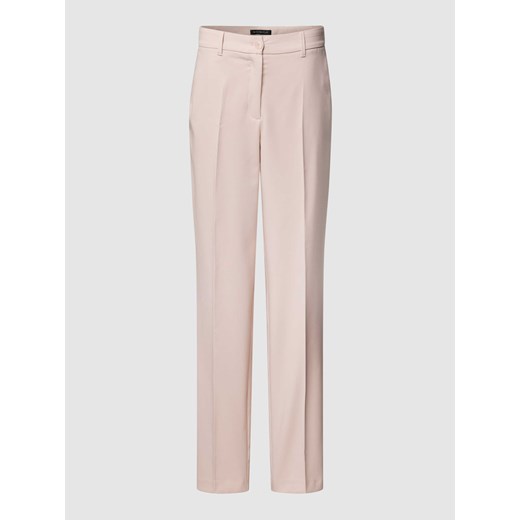 Spodnie materiałowe o kroju regular fit z kantami ze sklepu Peek&Cloppenburg  w kategorii Spodnie damskie - zdjęcie 169138684