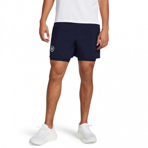 Męskie spodenki do biegania Under Armour UA Run Anywhere 5'' Shorts - granatowe ze sklepu Sportstylestory.com w kategorii Spodenki męskie - zdjęcie 169160514