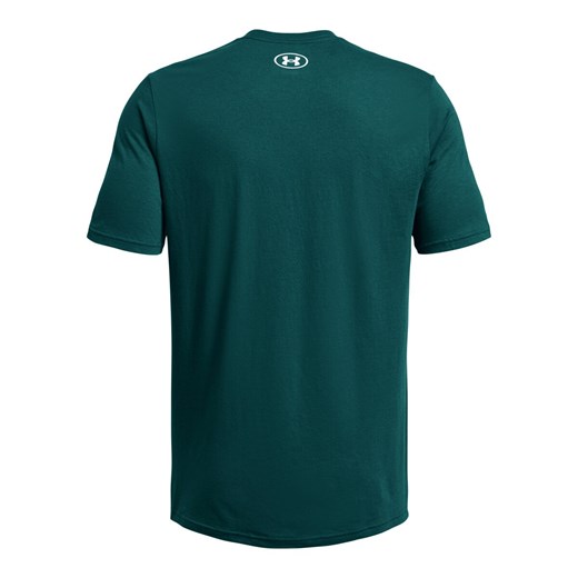 Męski t-shirt z nadrukiem Under Armour UA Foundation Short Sleeve - zielony Under Armour Sportstylestory.com