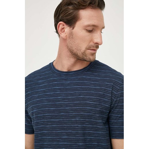 Marc O&apos;Polo t-shirt bawełniany męski kolor granatowy wzorzysty M ANSWEAR.com