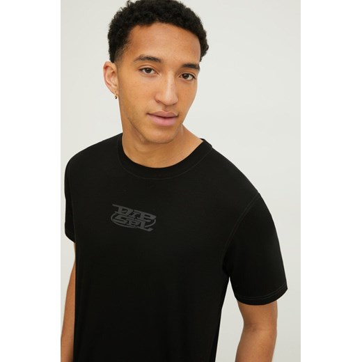 Diesel t-shirt bawełniany męski kolor czarny z nadrukiem Diesel XXL ANSWEAR.com