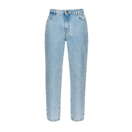 jeansy damskie pinko 100379 a1ms pj1 błękitny ze sklepu Royal Shop w kategorii Jeansy damskie - zdjęcie 169164622