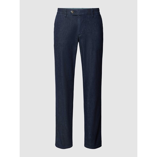 Spodnie o kroju regular fit z efektem denimu model ‘JONAS’ ze sklepu Peek&Cloppenburg  w kategorii Spodnie męskie - zdjęcie 169165102