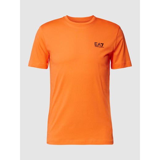 T-shirt z detalem z logo ze sklepu Peek&Cloppenburg  w kategorii T-shirty męskie - zdjęcie 169165332