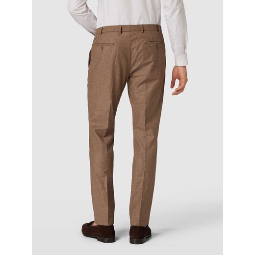 Spodnie do garnituru o kroju slim fit z zapięciem na guzik model ‘Franco’ Digel 52 Peek&Cloppenburg 