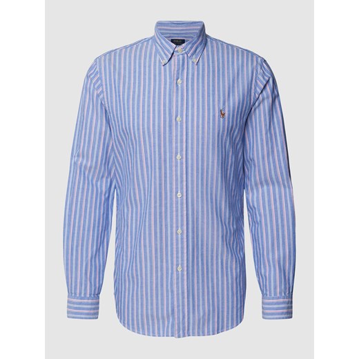 Koszula casualowa o kroju slim fit z wzorem w paski ze sklepu Peek&Cloppenburg  w kategorii Koszule męskie - zdjęcie 169165460