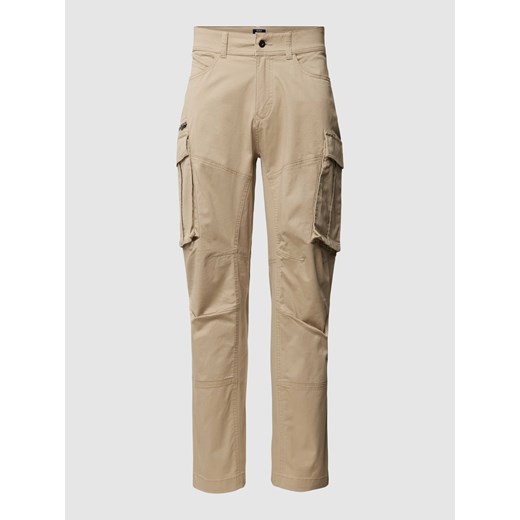 Spodnie cargo o luźnym kroju w jednolitym kolorze ze sklepu Peek&Cloppenburg  w kategorii Spodnie męskie - zdjęcie 169165471