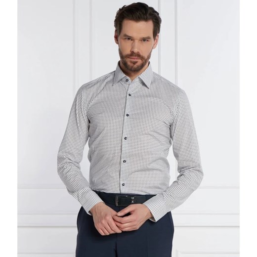 BOSS BLACK Koszula H-HANK-kent-C1-214 | Slim Fit | stretch 45 okazja Gomez Fashion Store
