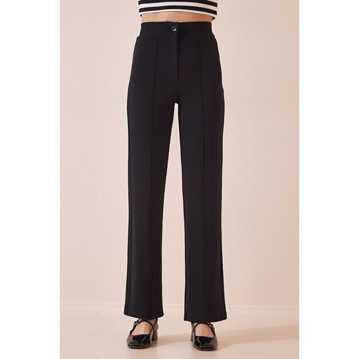 Happiness Istanbul Spodnie w kolorze czarnym ze sklepu Limango Polska w kategorii Spodnie damskie - zdjęcie 169168930