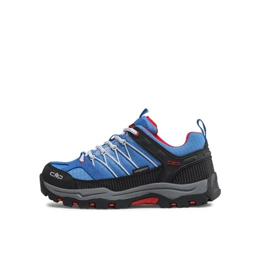 CMP Trekkingi Rigel Low Trekking Shoe Kids Wp 3Q54554J Niebieski 38 okazja MODIVO