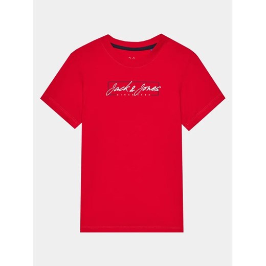 Jack&Jones Junior T-Shirt Zuri 12249699 Czerwony Standard Fit Jack&jones Junior 164 MODIVO