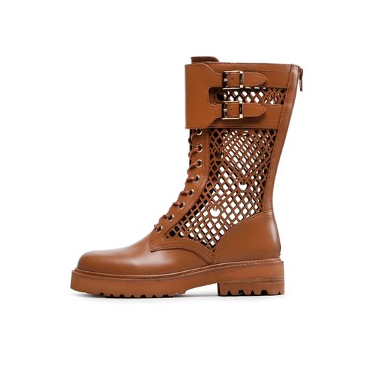 Pinko Botki Noemi Stivale PE 22 BLKS1 1H212D Y87W Brązowy Pinko 37 MODIVO wyprzedaż