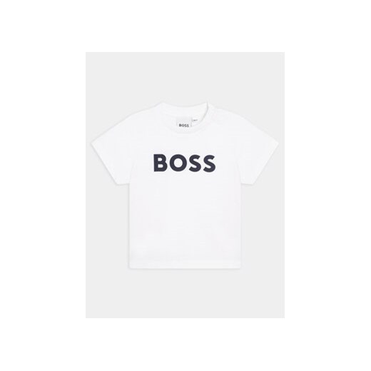 Boss T-Shirt J05P12 M Biały Regular Fit ze sklepu MODIVO w kategorii T-shirty chłopięce - zdjęcie 169181460