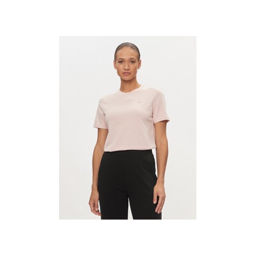 Calvin Klein Jeans T-Shirt J20J223226 Różowy Regular Fit ze sklepu MODIVO w kategorii Bluzki damskie - zdjęcie 169181660