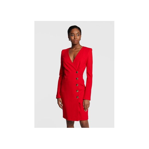 Luisa Spagnoli Sukienka codzienna Grady 539282 Czerwony Regular Fit ze sklepu MODIVO w kategorii Sukienki - zdjęcie 169182183