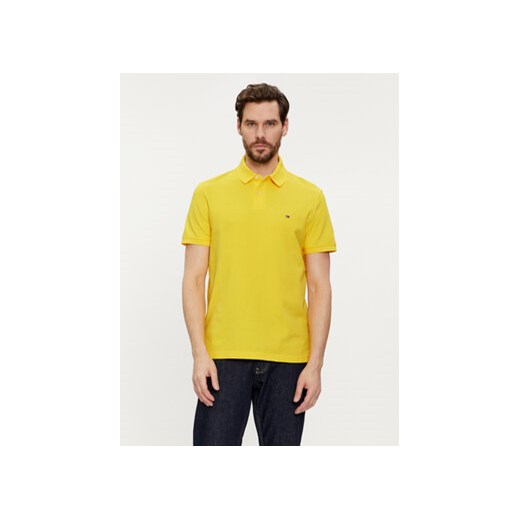 Tommy Hilfiger Polo 1985 MW0MW17770 Żółty Regular Fit Tommy Hilfiger L MODIVO