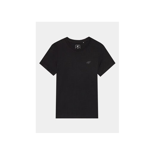 4F T-Shirt 4FJAW23TTSHM0795 Czarny Regular Fit ze sklepu MODIVO w kategorii T-shirty chłopięce - zdjęcie 169183504