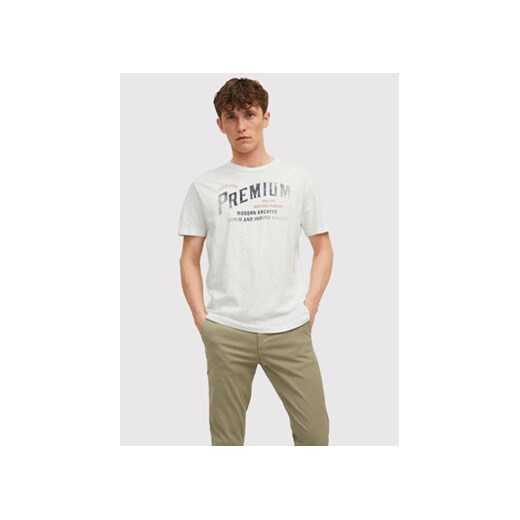 Jack&Jones PREMIUM T-Shirt Carlyle 12211162 Biały Regular Fit Jack&jones Premium XL MODIVO
