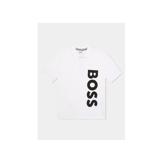 Boss Polo J50703 D Biały Regular Fit ze sklepu MODIVO w kategorii T-shirty chłopięce - zdjęcie 169184051