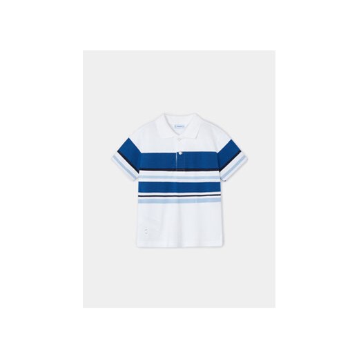 Mayoral Polo 3104 Biały Regular Fit ze sklepu MODIVO w kategorii T-shirty chłopięce - zdjęcie 169185411