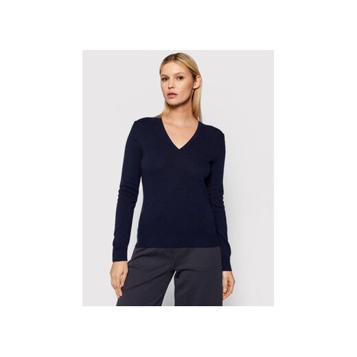 United Colors Of Benetton Sweter 1002D4488 Granatowy Regular Fit United Colors Of Benetton S MODIVO