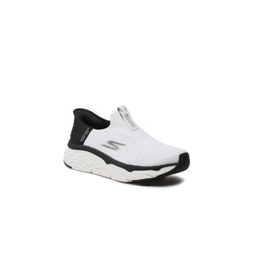 Skechers Sneakersy Smooth Transition 128571/WBK Biały ze sklepu MODIVO w kategorii Buty sportowe damskie - zdjęcie 169186664