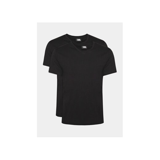 KARL LAGERFELD Komplet 2 t-shirtów 765001 500298 Czarny Slim Fit ze sklepu MODIVO w kategorii T-shirty męskie - zdjęcie 169187954