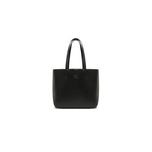 Calvin Klein Jeans Torebka Sleek Shopper29 Solid K60K610318 Czarny uniwersalny MODIVO