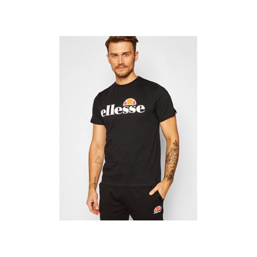 Ellesse T-Shirt Albany Tee SGS03237 Czarny Regular Fit ze sklepu MODIVO w kategorii T-shirty męskie - zdjęcie 169188843