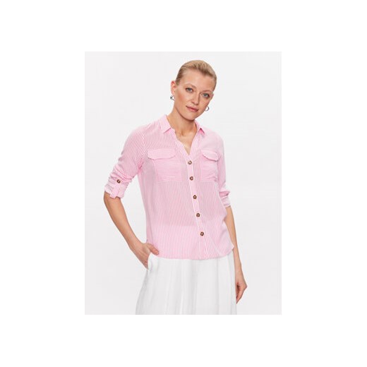 Vero Moda Koszula Bumpy 10275283 Różowy Regular Fit ze sklepu MODIVO w kategorii Koszule damskie - zdjęcie 169189670