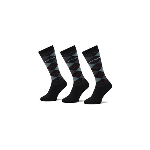 Horka Zestaw 3 par wysokich skarpet unisex Riding Socks 145450-0000-0206 Czarny ze sklepu MODIVO w kategorii Skarpetki dziecięce - zdjęcie 169189780