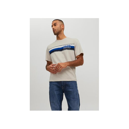 Jack&Jones T-Shirt Codyy 12228542 Beżowy Standard Fit ze sklepu MODIVO w kategorii T-shirty męskie - zdjęcie 169191811