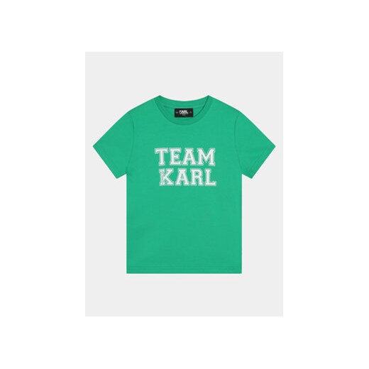 Karl Lagerfeld Kids T-Shirt Z30049 D Zielony Regular Fit ze sklepu MODIVO w kategorii T-shirty chłopięce - zdjęcie 169191921