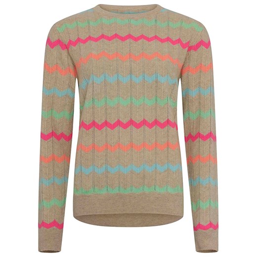 Zwillingsherz Kaszmirowy sweter w kolorze beżowym ze sklepu Limango Polska w kategorii Swetry damskie - zdjęcie 169194284