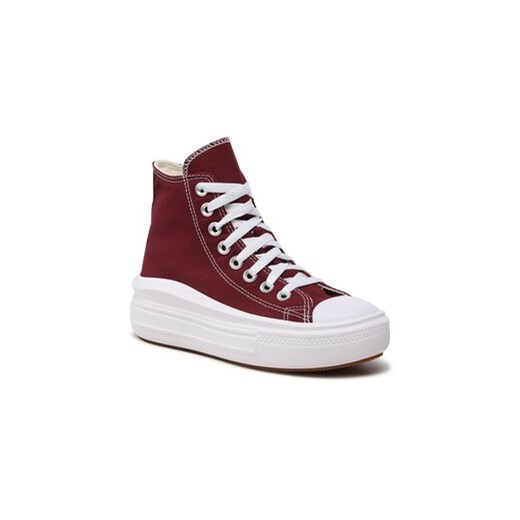 Converse Trampki Ctas Move Hi A02430C Bordowy Converse 37 MODIVO