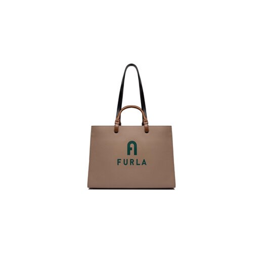 Furla Torebka Varsity Style WB00725-BX1230-1652S-1-057-20-VN-B Beżowy ze sklepu MODIVO w kategorii Torby Shopper bag - zdjęcie 169196580